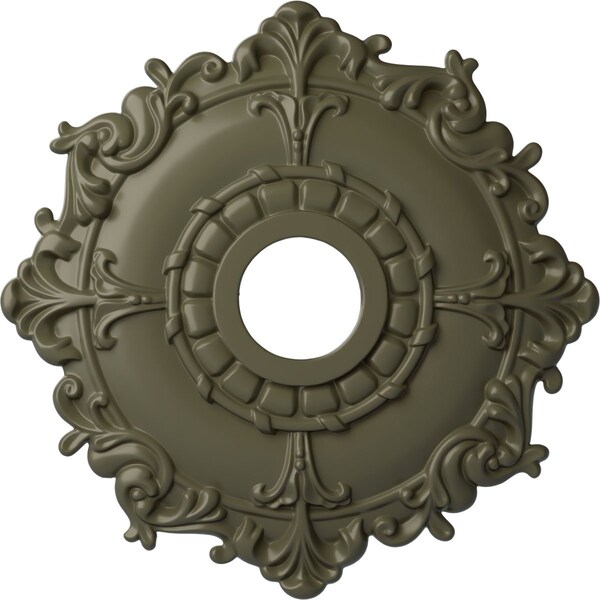 Ekena Millwork Riley Ceiling Medallion (Fits Canopies up to 4 5/8"), 18"OD x 3 1/2"ID x 1 1/2"P, Painted Turtle CM18RLPTF - main